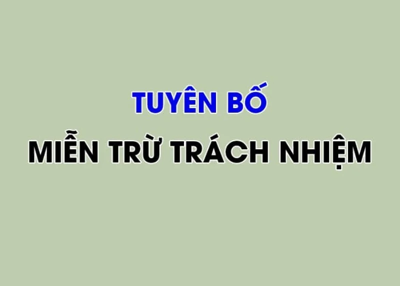 Miễn trách nhiệm khi nhà cái đang bảo trì