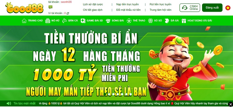 Hướng Dẫn Good88 Cách Thức Tham Gia Cá Cược Tại Nhà Cái